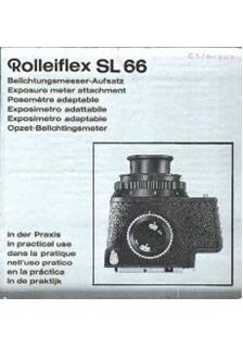 Rollei Rolleiflex manual. Camera Instructions.